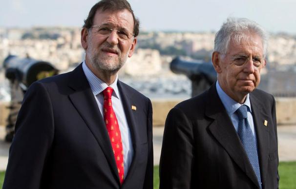 Rajoy y Monti certifican mañana su alianza ante los problemas económicos en la UE