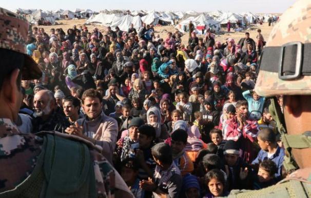 El otro Alepo: más de 70.000 refugiados atrapados en tierra de nadie entre Siria y Jordania