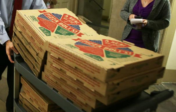 EEUU crea una pizza comestible hasta tres años después