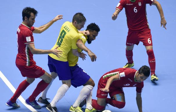 Irán elimina por sorpresa en los penaltis a Brasil en el Mundial de Fútbol Sala