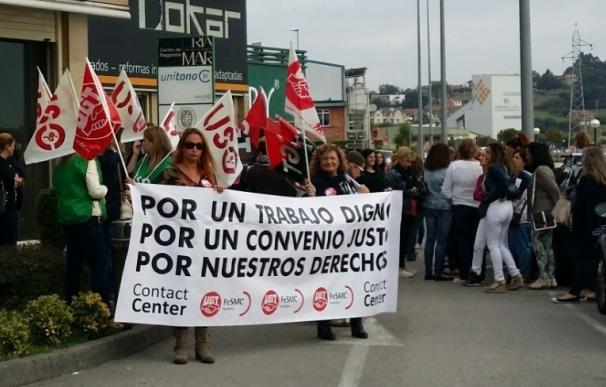 Más del 40% de los trabajadores de telemarketing secunda en Cantabria los paros por el nuevo convenio, según sindicatos