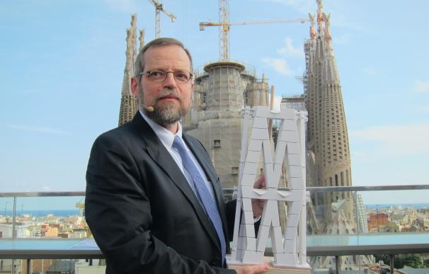 La Sagrada Familia iniciará en octubre la construcción de la torre de María con paneles prefabricados de piedra