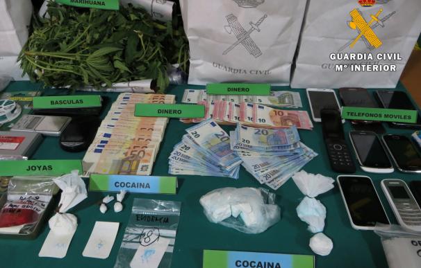 Seis detenidos en la desarticulación de un grupo dedicado al tráfico de drogas en Villarrobledo (Albacete)