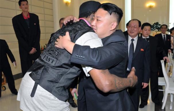 Dennis Rodman se gana al líder norcoreano Kim Jong-un