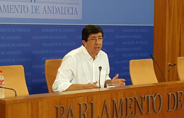 Marín insiste en que habrá que revisar el acuerdo de investidura con el PSOE-A si Susana Díaz deja la Junta