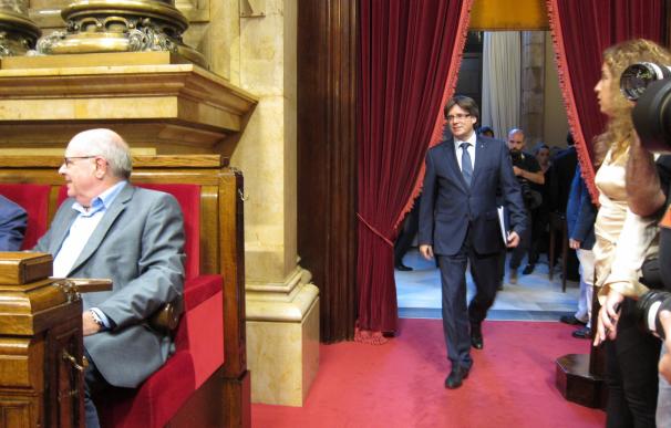 Puigdemont anuncia un referéndum de independencia para otoño de 2017