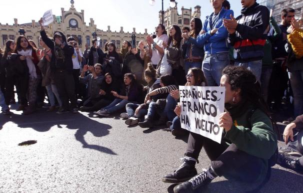 Los detenidos por las protestas en Valencia quedan en libertad provisional