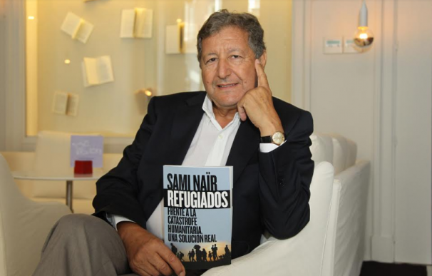 Sami Naïr en un céntrico hotel de Madrid