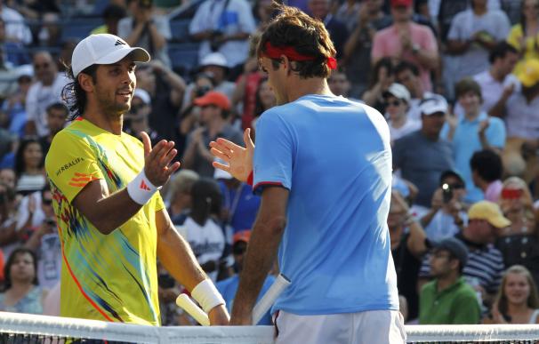 Verdasco felicita a Federer por su victoria en el US Open