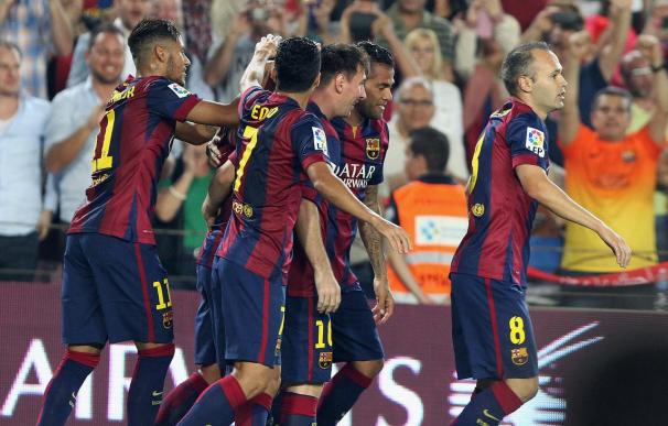3-0. Messi acecha a Zarra; Xavi ejerce de genio y Neymar se luce