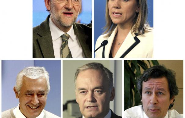 Rajoy sitúa a Arenas, Pons y Floriano en el "núcleo duro" del PP
