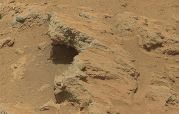El 'Curiosity' halla rocas formadas por corrientes de agua en Marte