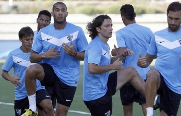El Málaga, con la ausencia de los internacionales, vuelve a los entrenamientos tras el parón liguero