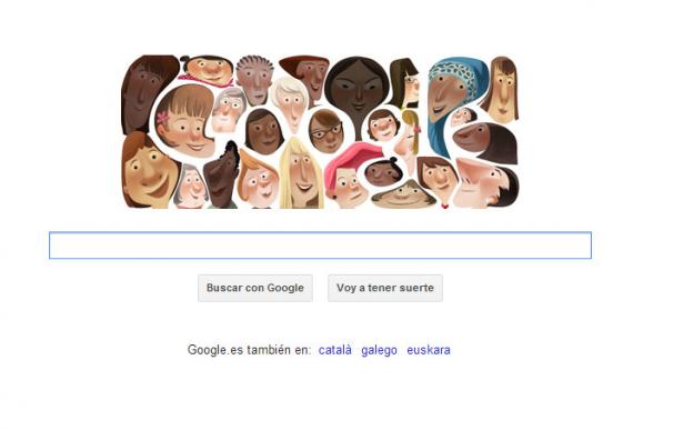 Google celebra el 'Día Internacional de la Mujer' con un 'doodle'