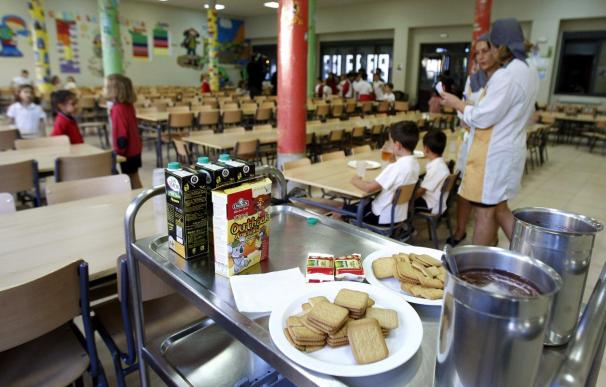 Los menús escolares suben en 6 regiones, casi un 20 por ciento en Cantabria y Extremadura