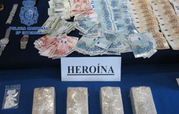 Intervenidos más de dos kilos de heroína a un grupo de narcotraficantes que operaban en la Comunitat