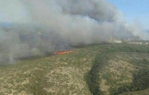 El incendio en Jávea (Alicante) obliga a desalojar a 380 personas de Les Rotes (Dénia)
