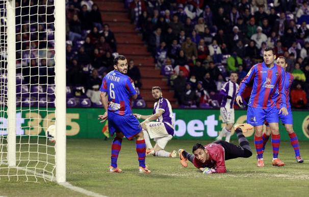1-1. El Valladolid salva un empate ante el Levante en Zorrilla