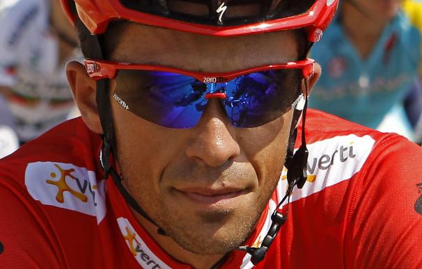 Contador, durante la vigésima etapa de la Vuelta a España