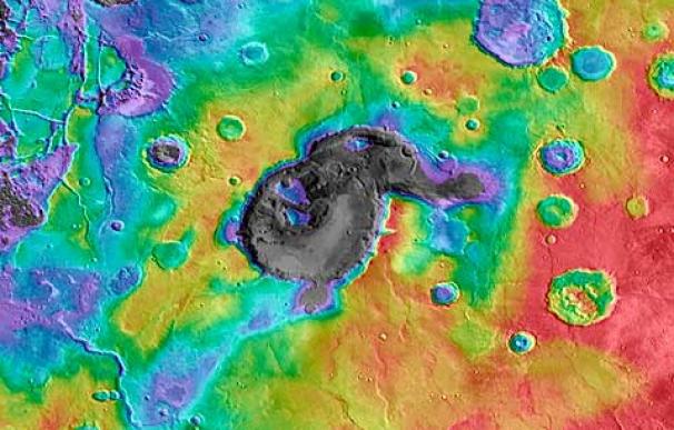 Marte pudo albergar volcanes gigantes