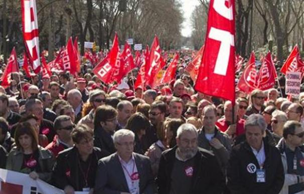 Miles de españoles se manifiestan contra la reforma laboral