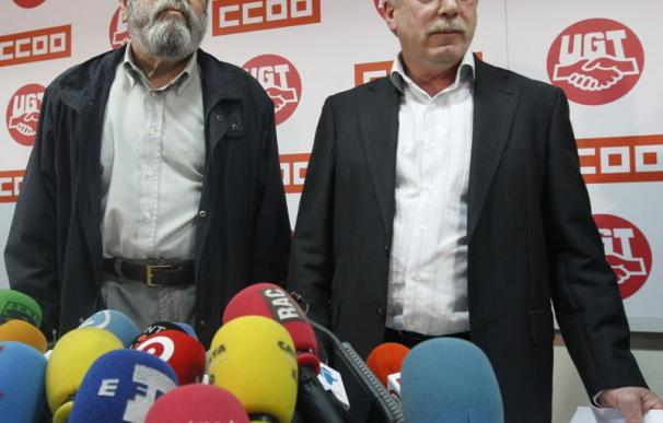 Toxo y Méndez ven la huelga como "una oportunidad para corregir la reforma"