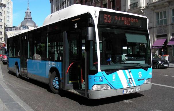 La EMT fija servicios mínimos de entre el 40 y el 50% para la huelga de autobuses en Madrid de mañana lunes