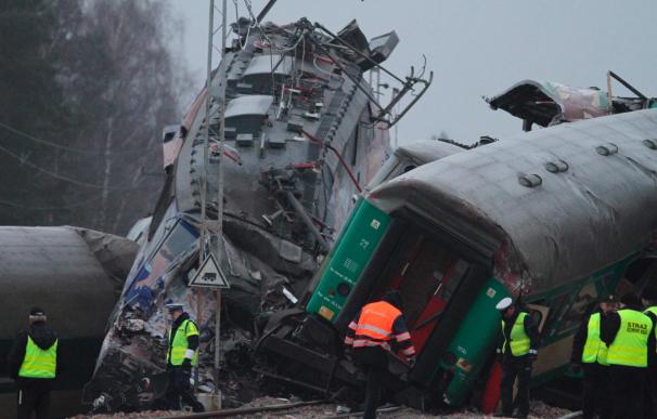 Los españoles que iban en un tren polaco accidentado están bien y en Cracovia