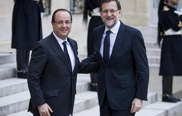 Rajoy y Hollande perfilan hoy su estrategia ante la cumbre de la UE de junio