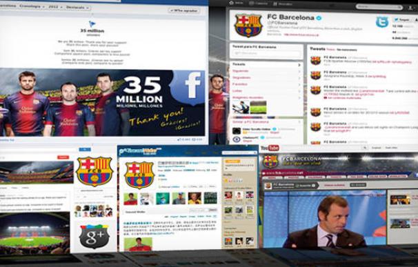 El Barcelona bate el rercord de seguidores en redes sociales