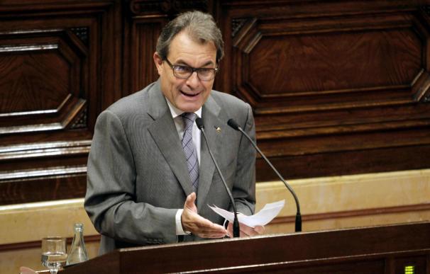 El presidente de la Generalitat, Artur Mas,