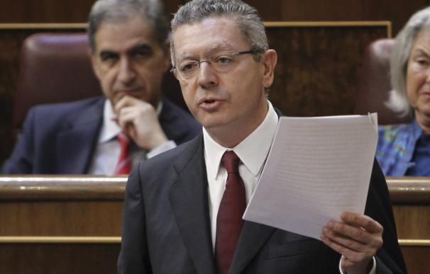 El ministro de Justicia, Alberto Ruiz Gallardón