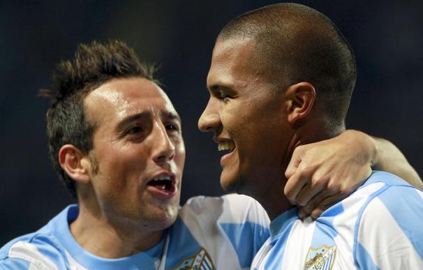 2-1. El Málaga regresa a puestos europeos gracias a un discutido penalti