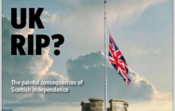 Portada de 'The Economist' de esta semana, anunciando 'duras consecuencias para Escocia'