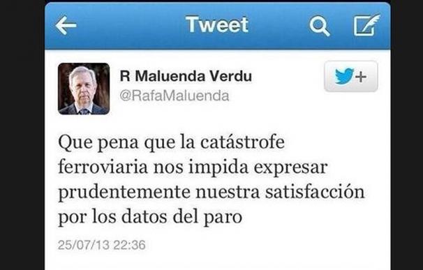 Un tuit del diputado Maluenda provoca muchas críticas en la red social