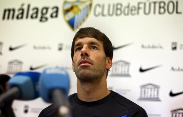 Van Nistelrooy dice que la Copa ante el Madrid medirá el nivel del Málaga