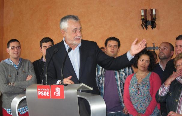 Griñán defiende a los sindicatos y rechaza que estén "contra España" por oponerse a la reforma laboral