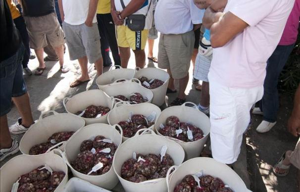 Los pescadores de Huelva regalan chirlas en protesta por su situación