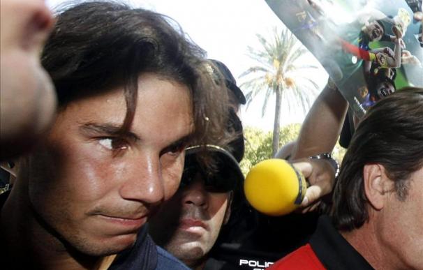 Rafa Nadal llegó a Córdoba para unirse al trabajo del equipo español