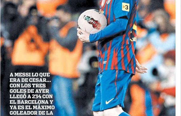 Messi es capaz de cambiar el nombre de un periódico
