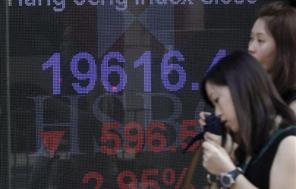 La Bolsa de Hong Kong sube un 0,48 por ciento impulsada por las empresas de servicios