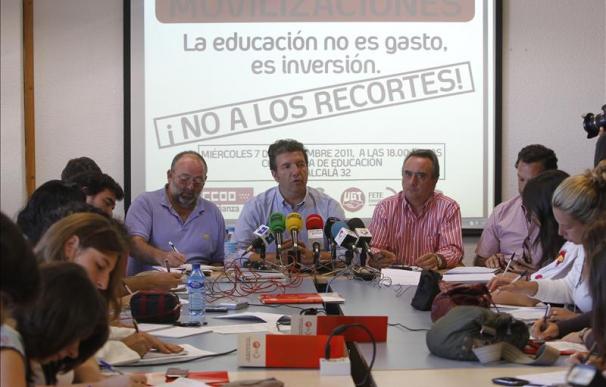 Los sindicatos confirman el paro el 14 de septiembre y exigen que Aguirre rectifique