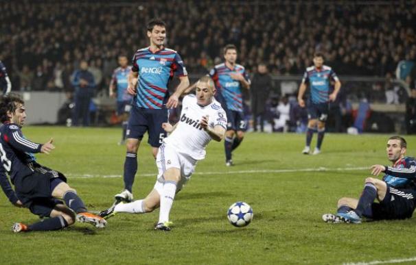 El gol de Benzema que levantó a Florentino Pérez de su asiento