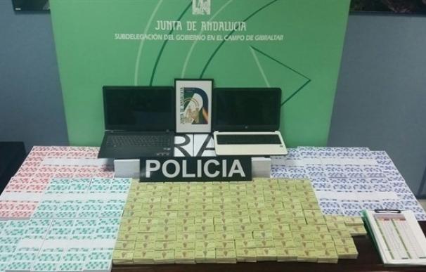 La Policía aumenta por 15 en Andalucía las incautaciones de boletos de lotería ilegales durante el primer semestre