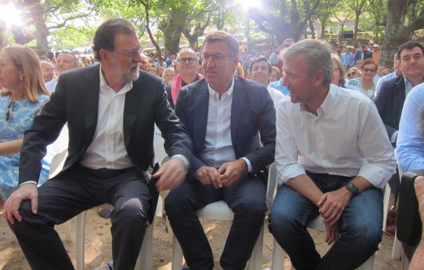 Feijóo defiende la "política a la gallega" que practica Rajoy y que significa "hablar poco y trabajar mucho"