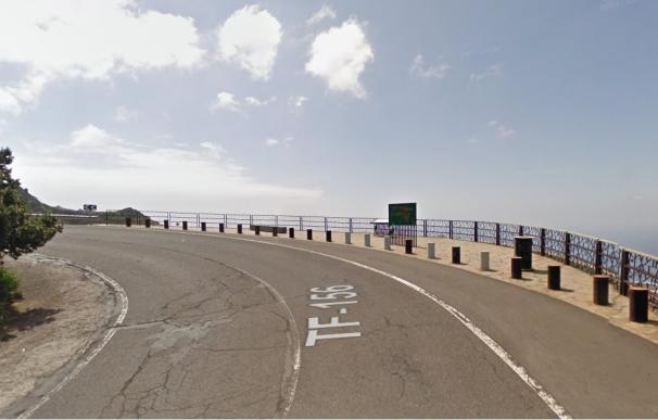 La carretera de El Boquerón (Tenerife) vuelve a abrirse al tráfico
