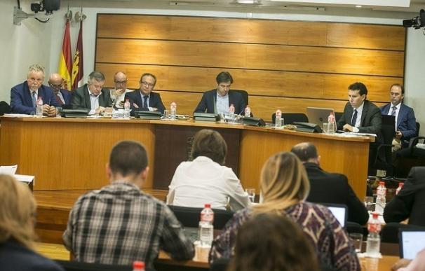 Ruiz Molina, PSOE y Podemos abandonan la Comisión de Presupuestos al considerarla acabada entre gritos y abucheos del PP