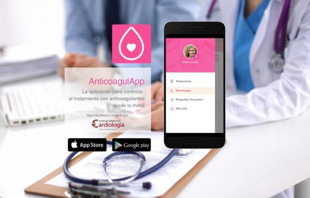Cardiólogos lanzan una 'app' que mejora el control de los pacientes anticoagulados