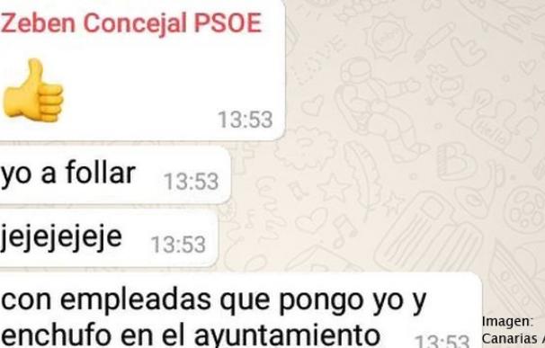 El PSOE suspende de militancia al concejal de La Laguna (Tenerife) Zebenzuí González por sus comentarios machistas