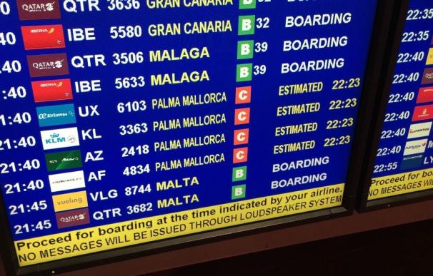 Los aeropuertos de Baleares siguen con las previsiones de recibir este sábado el tránsito de más de 250.000 viajeros